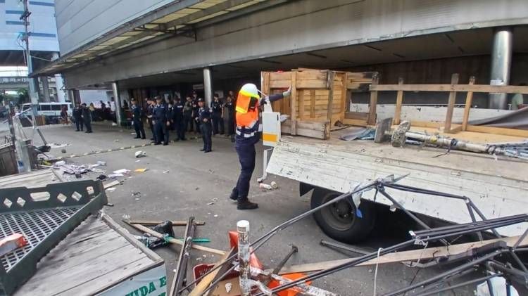 Operativo busca garantizar la seguridad y libre tránsito de los usuarios del Metro.