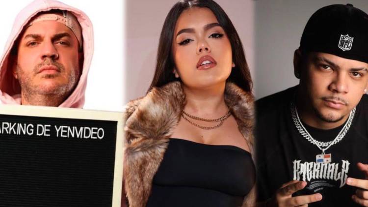 De izquierda a derecha: Barceló, María Vito, la nueva participante, y Voltexd, quien abandonó el programa.