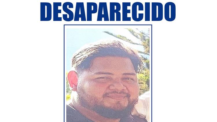 El Ministerio Público solicita la colaboración de la ciudadanía para ubicar a Sergio David Acosta Zambrano, desaparecido desde el 17 de septiembre.