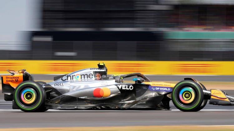 El frenazo que le costó caro a Piastri en Silverstone