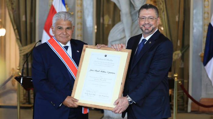 Presidente José Raúl Mulino y Rodrigo Chaves fortalecen lazos para impulsar el desarrollo y bienestar de ambas naciones.