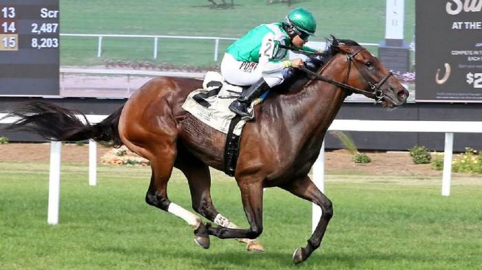 Yarmarie Correa en una de sus carreras.