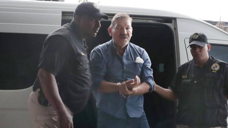 Genero López, exsecretaro del Suntracs cuando fue detenido en mayo de 2025.