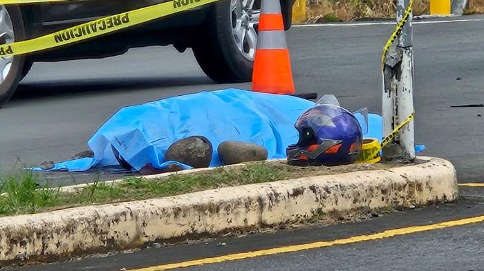 La víctima identificada como Bruno Marcel, Pier Pinet, de 54 años, murió de forma instantánea