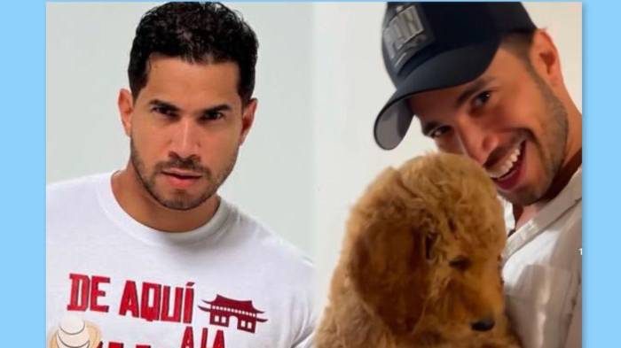 Elmis adquirió el cachorro Dante el 14 de agosto.