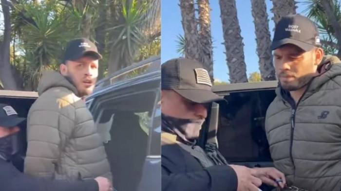 Momento en el que fue entregado al penal federal de máxima seguridad Cefereso 11 en Hermosillo, Sonora.