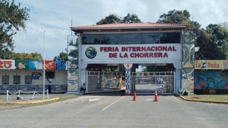Entrada de la Feria de La Chorrera, en Panamá Oeste.