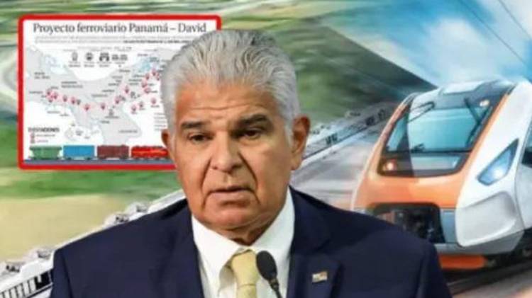 Proyecto Tren Panamá-David, impulsado por el presidente José Raúl Mulino, conectará la ciudad de Panamá con David.