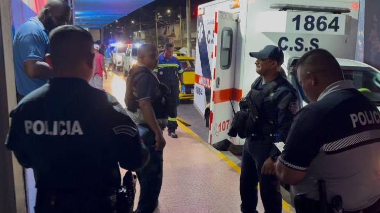 La víctima recibió múltiples impactos y falleció en el nuevo hospital de la provincia de Colón