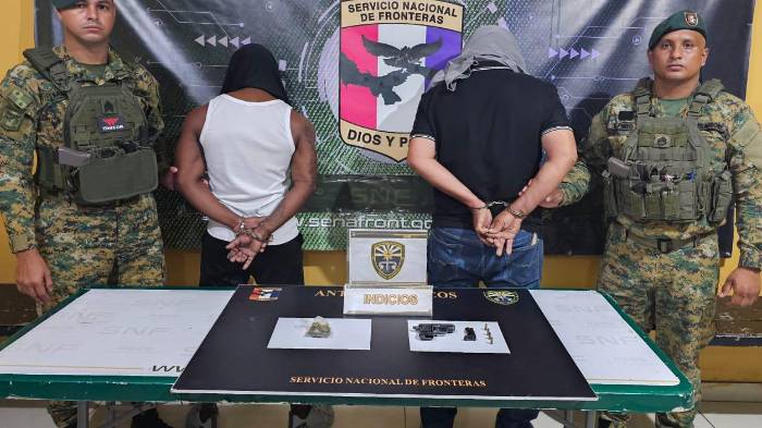 Chepo | Golpean delincuencia: armas, drogas y dos detenidos