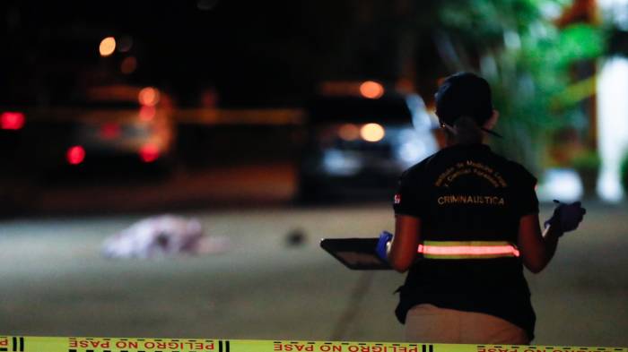 Vecinos del área alertaron a la Policía Nacional que habían escuchados detonaciones de arma de fuego