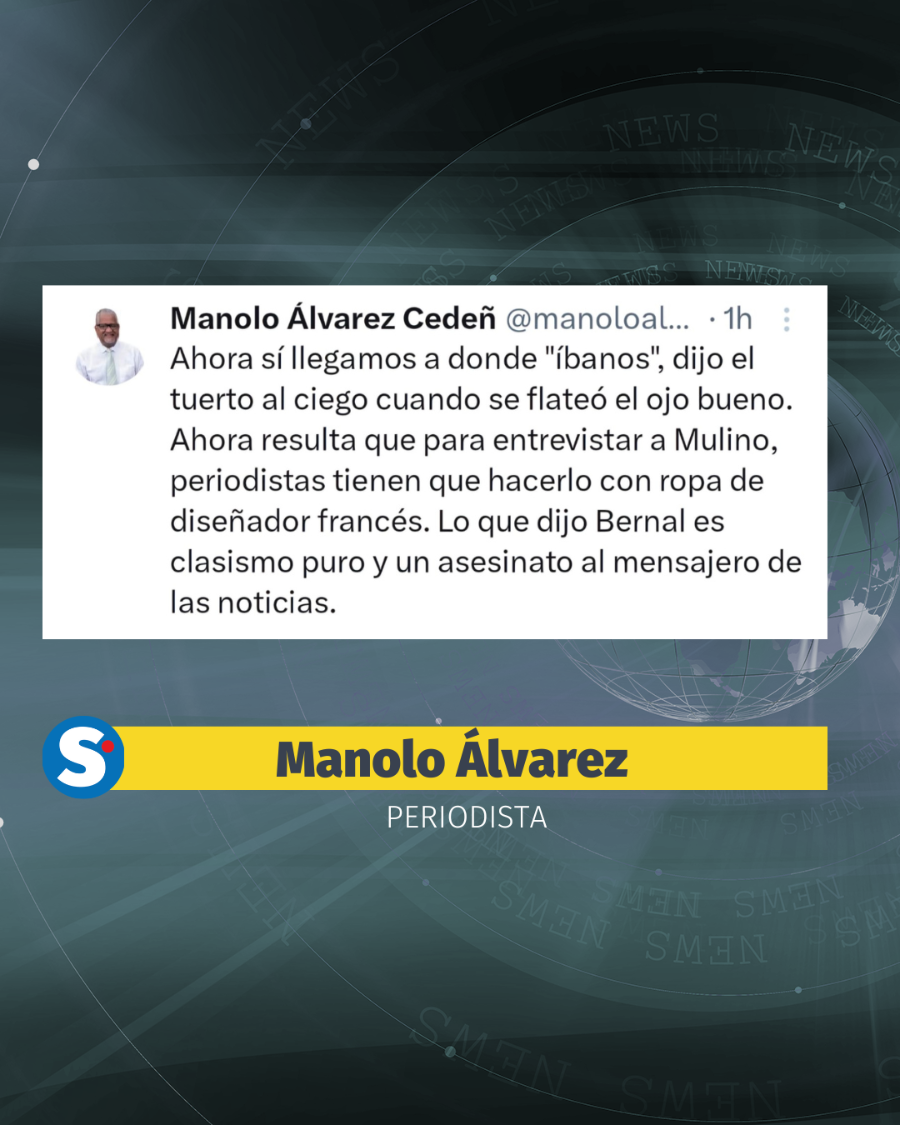 Miguel Antonio Bernal dice que periodistas van ‘mamarrachos’ a las conferencias