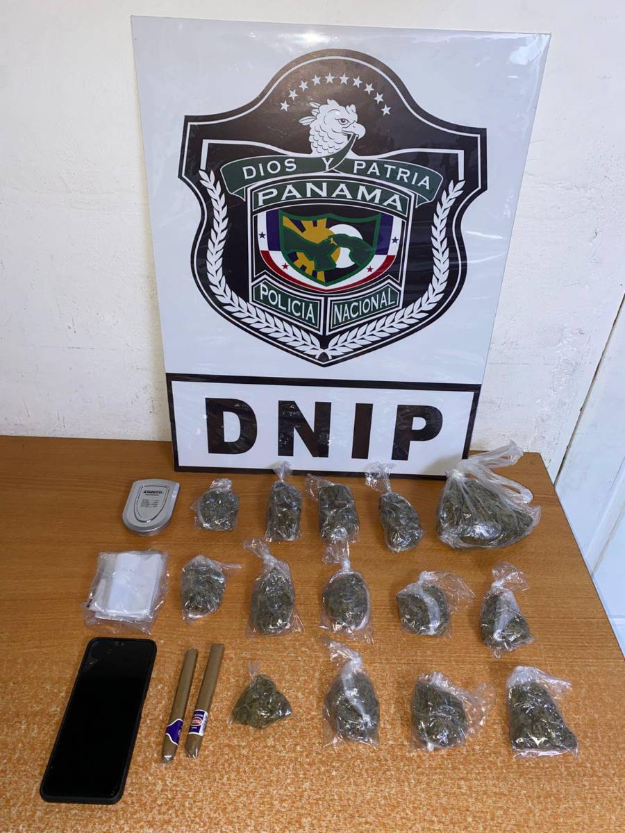 Los indicios fueron puestos a órdenes de las autoridades competentes.