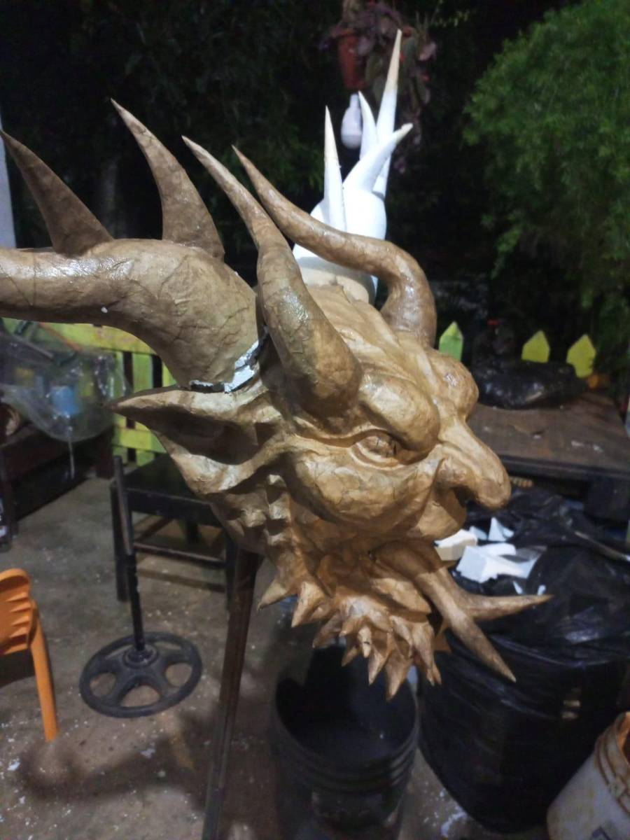 El arte que no muere: joven mantiene viva la máscara del Gran Diablo