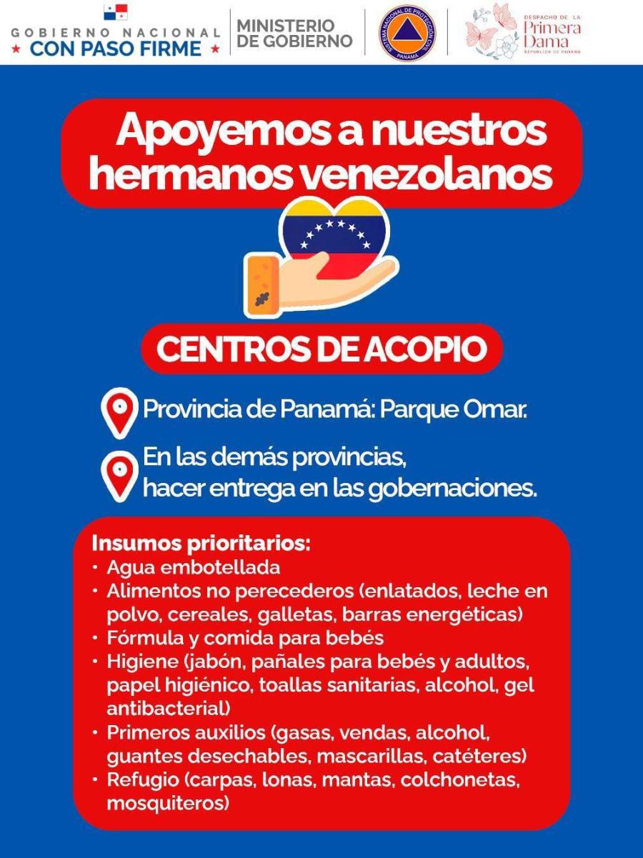 Terremoto en Venezuela: Panamá enviará rescatistas y abre centros de acopio
