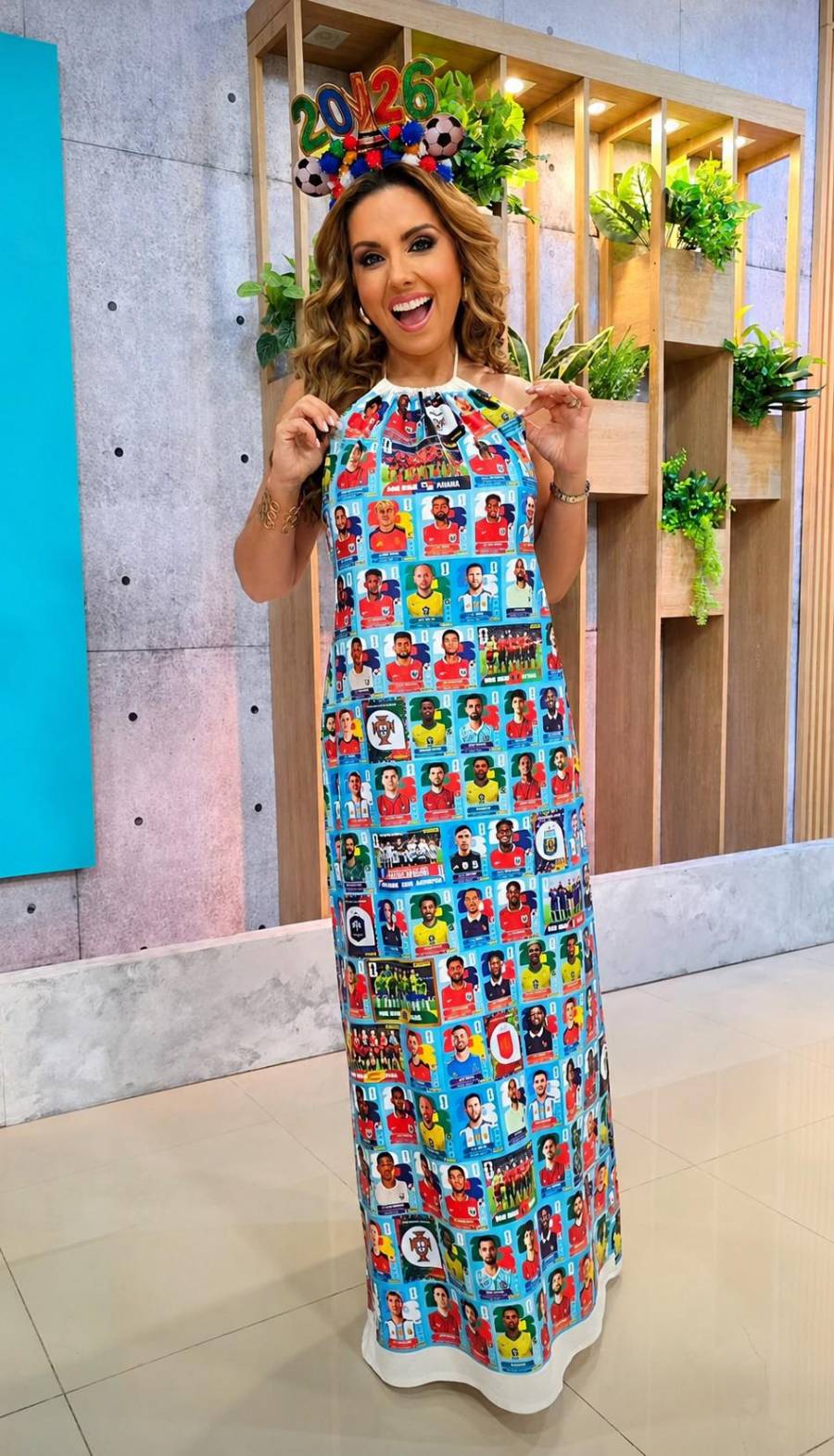 Michelle Simons lleva la fiebre del Mundial 2026 hasta el set de televisión