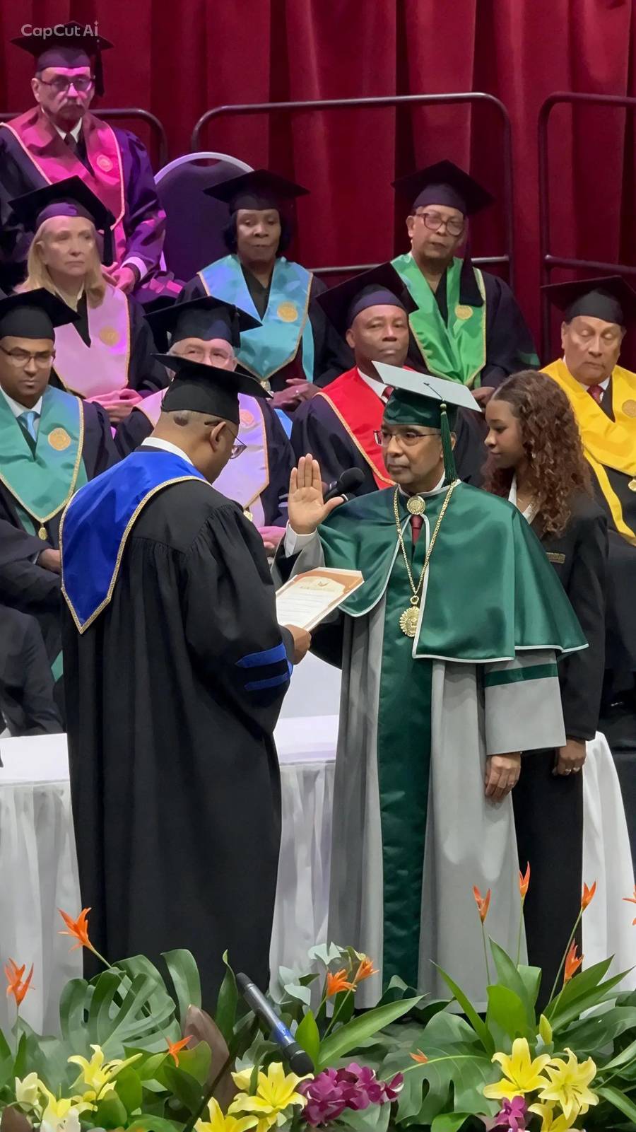 Toma de posesión del Rector de la Universidad de Panamá, Emilio Moreno.