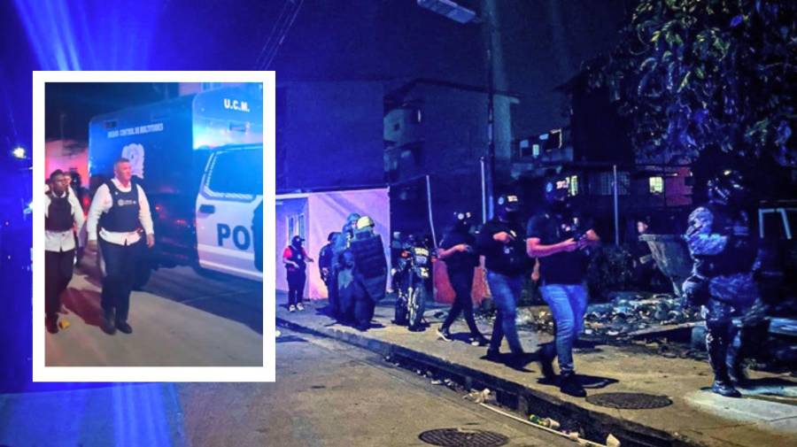 Director de la Policía, Jaime Fernández, dirigió el operativo en El Chorrillo.