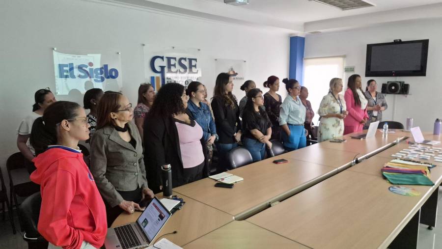TALLER CON COLABORADORAS DE GESE.