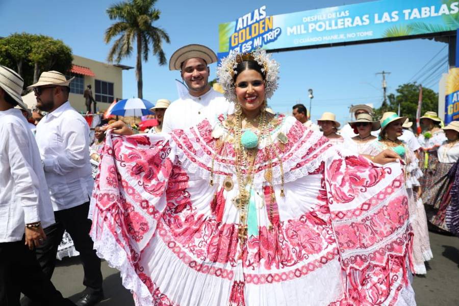 Las Tablas explota de orgullo: la pollera reina y Panamá celebra su alma