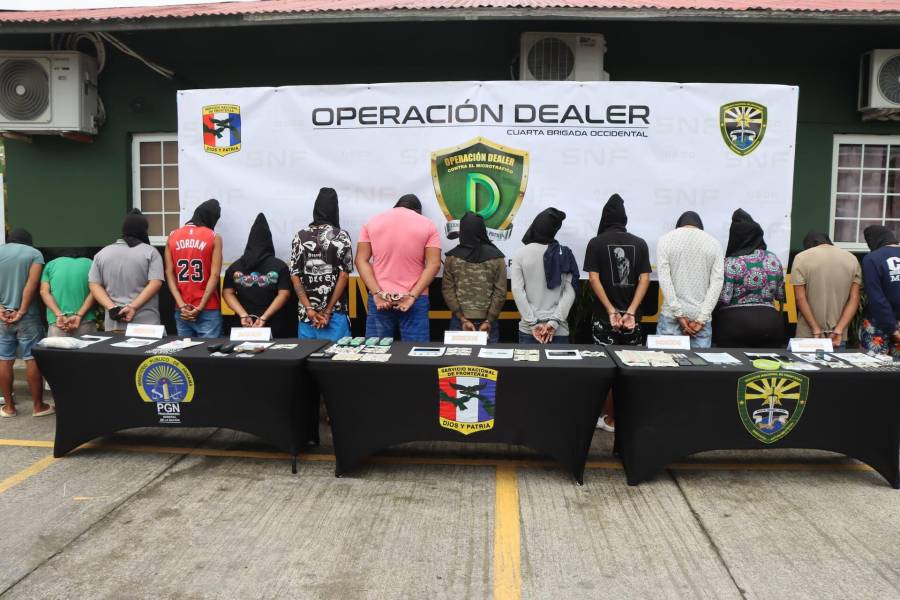 Los aprehendidos fueron puestos a disposición de las autoridades competentes para sus respectivos trámites legales.