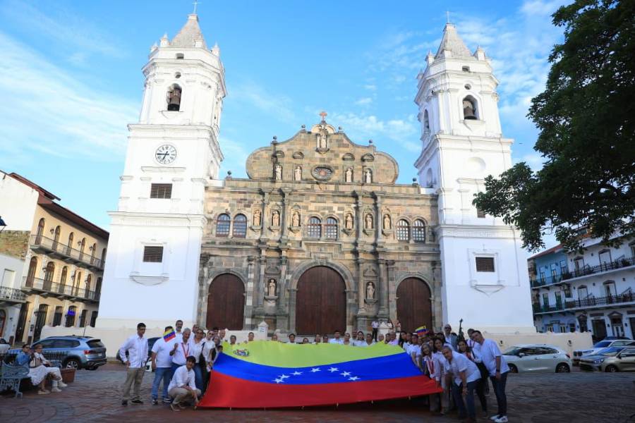 Panamá: María Corina presente en misa de solidaridad con Venezuela [VIDEO]