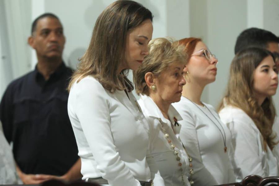 Panamá: María Corina presente en misa de solidaridad con Venezuela [VIDEO]