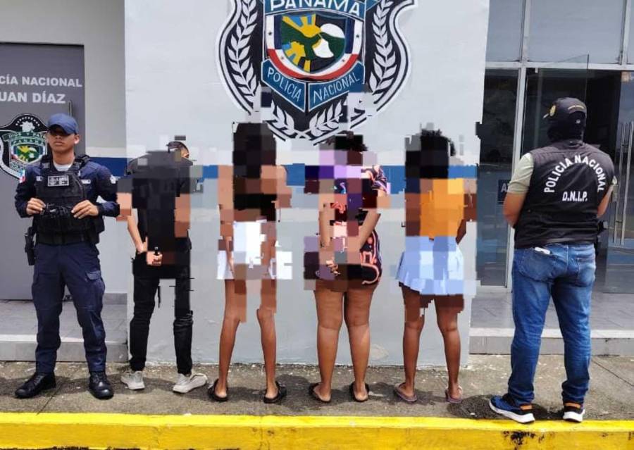 Seis personas fueron capturadas en la diligencia realizada en Juan Díaz.