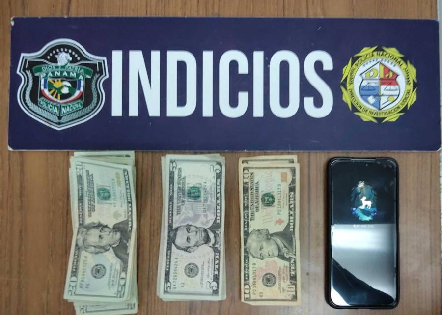 Los indicios fueron puestos a órdenes de las autoridades competentes.