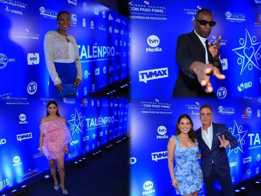 Artistas nacionales e internacionales se dieron cita a la gala de Talénpro 2025 que este año se llevó a cabo en la Arena Roberto Durán.