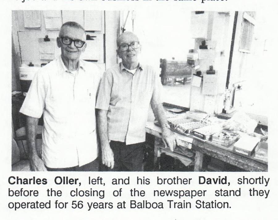 La historia del Quiosco Oller, en la estación del ferrocarril de Balboa