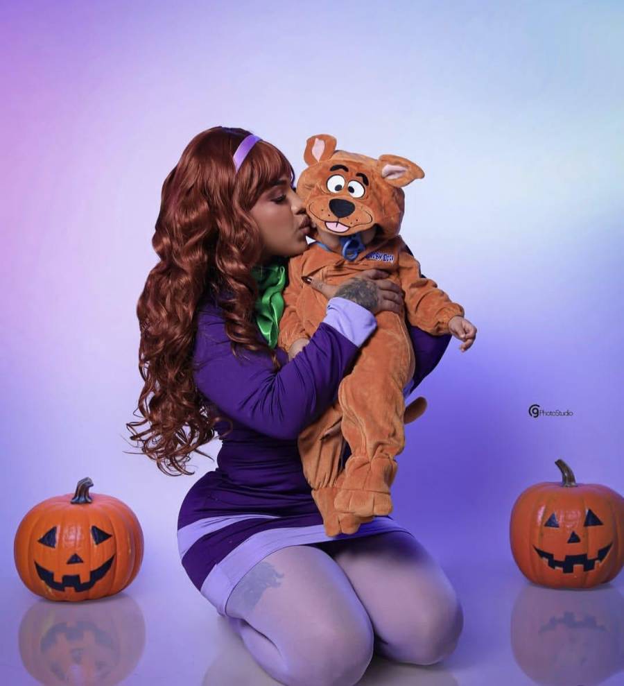 La cantante y su pequeño Angelo Milán se convirtieron en Scooby-Doo para vivir su primera aventura de Halloween juntos.