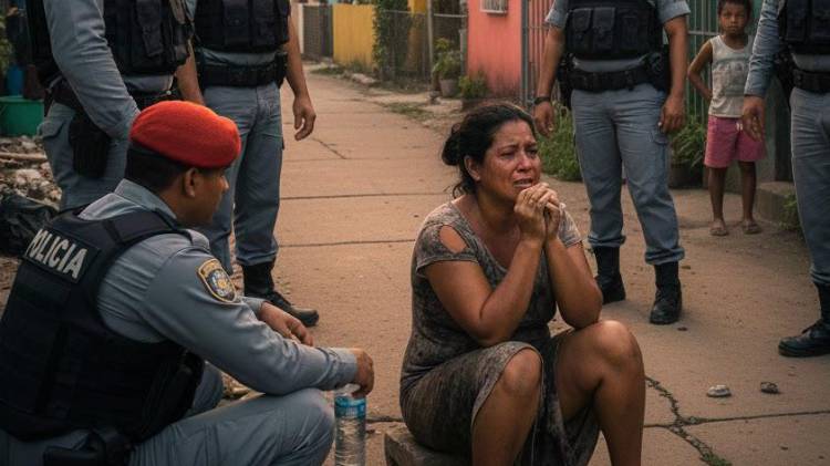 La madre de la víctima se encontraba desconsolada tras la triste decisión de su hijo