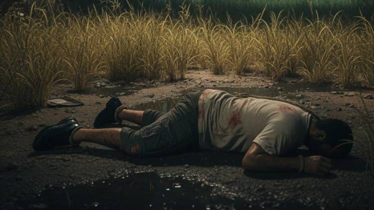 Unidades de la Policía Nacional acudieron al lugar y rescataron a la víctma