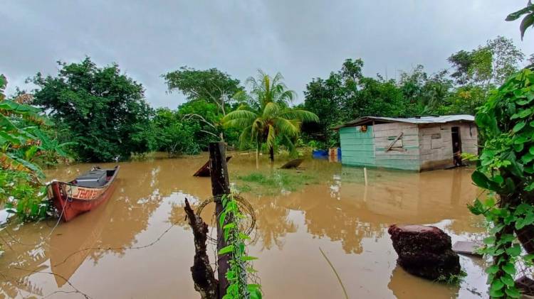 Inundaciones en Metetí, Darién.