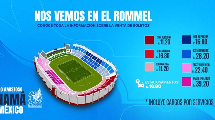 Fútbol: Inicia venta de boletos para el Panamá vs México