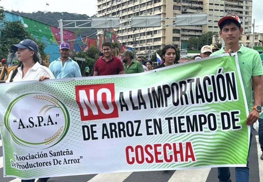 Los manifestantes solicitaron protección a los productores.