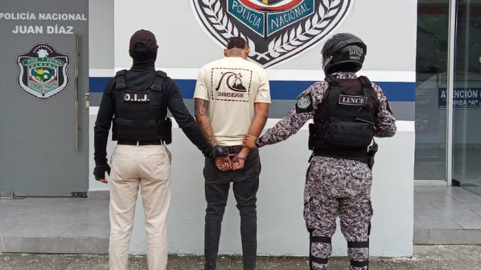 Fue capturado durante un allanamiento en Ciudad Radial, corregimiento de Juan Diaz