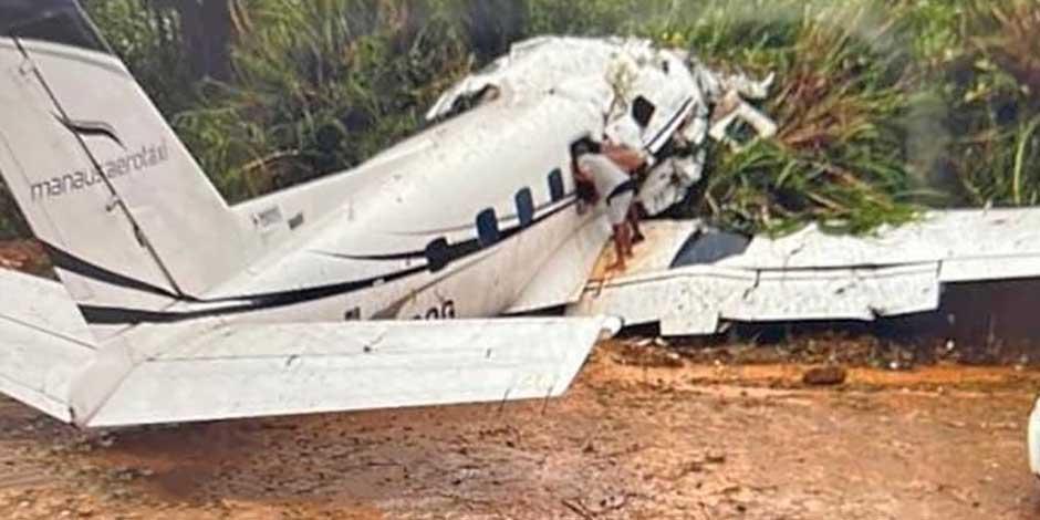 Avioneta se accidenta en Amazonía de Ecuador