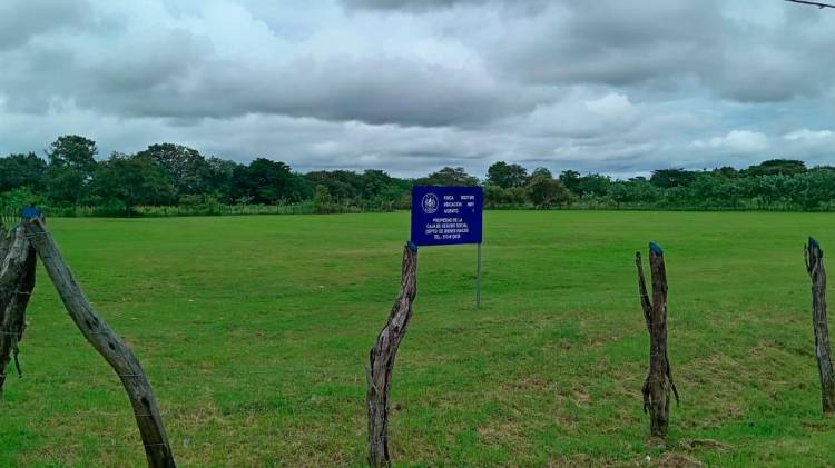 El terreno está ubicado en la vía principal de Santa María en dirección a Panamá