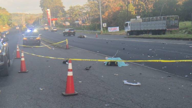 Luis Alfredo Rodríguez, de 36 años, falleció de manera instantánea en el lugar.