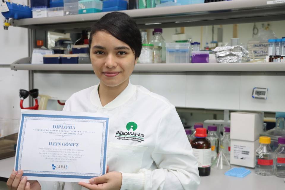 Estudiante científica panameña gana premio internacional