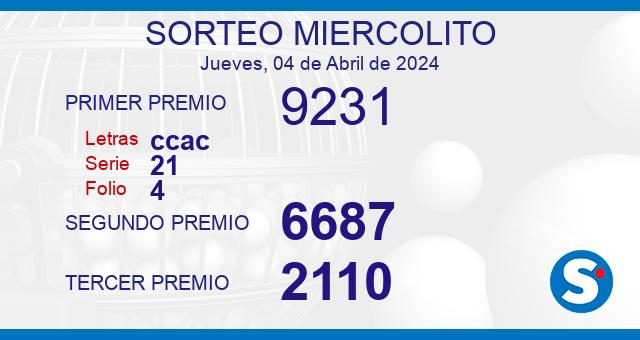 Sorteo miercolito