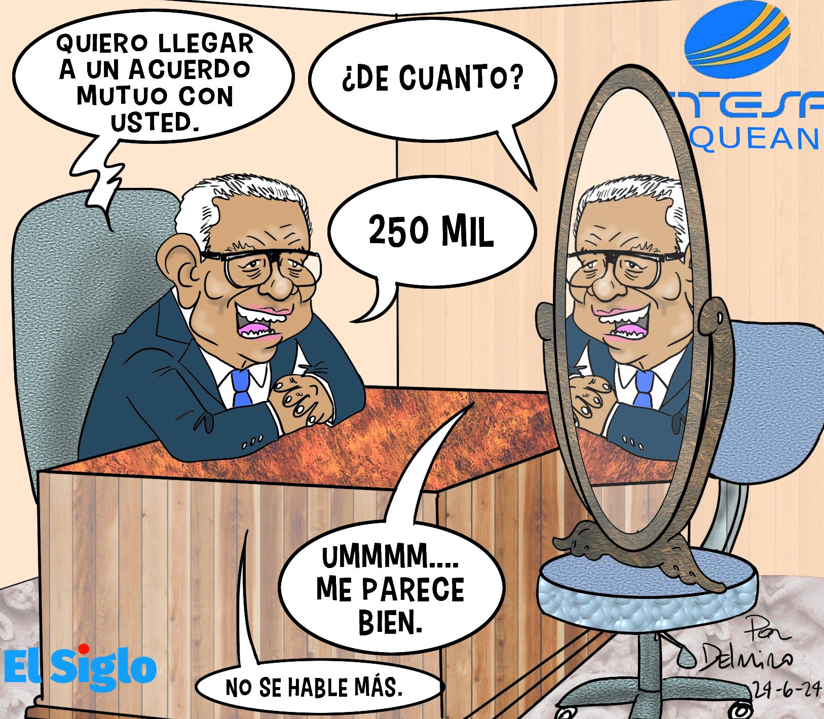 Caricatura de Delmiro del 24 de junio de 2024